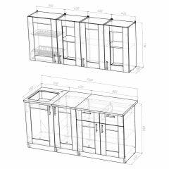 Кухонный гарнитур Ника демо 1700 в Елабуге - elabuga.mebel24.online | фото 4