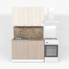 Кухонный гарнитур Ольга лайт 1 1200 мм в Елабуге - elabuga.mebel24.online | фото 3