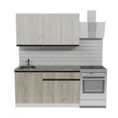 Кухонный гарнитур Паола медиум 1400 мм в Елабуге - elabuga.mebel24.online | фото 3
