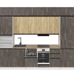 Кухонный гарнитур Сапфир 2 экстра 3000 мм в Елабуге - elabuga.mebel24.online | фото 3