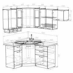 Кухонный гарнитур Симона литл 1300*2000 в Елабуге - elabuga.mebel24.online | фото 3