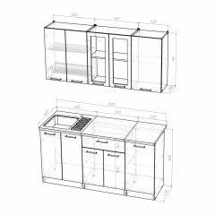 Кухонный гарнитур Светлана стандарт 1600 в Елабуге - elabuga.mebel24.online | фото 3