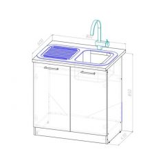 Кухонный гарнитур Виола экстра 3000 мм в Елабуге - elabuga.mebel24.online | фото 20