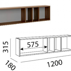 Лимба (гостиная) М11 Полка навесная в Елабуге - elabuga.mebel24.online | фото