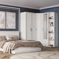 Модульная спальня София (Дуб крафт белый) в Елабуге - elabuga.mebel24.online | фото