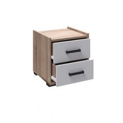 Модульная Спальня Соната (Белый/Дуб Крафт Золотой) в Елабуге - elabuga.mebel24.online | фото 6