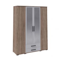 Модульная Спальня Соната (Белый/Дуб Крафт Золотой) в Елабуге - elabuga.mebel24.online | фото 7