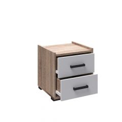 Модульная Спальня Соната (Белый/Дуб сонома) в Елабуге - elabuga.mebel24.online | фото 4