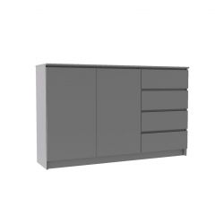 МОРИ МК 1600.1 Комод (графит) в Елабуге - elabuga.mebel24.online | фото 2
