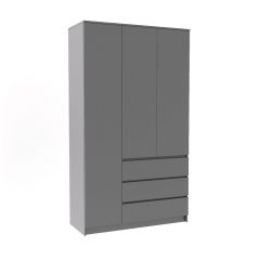 МОРИ МШ 1200.1 Шкаф (графит) в Елабуге - elabuga.mebel24.online | фото 2