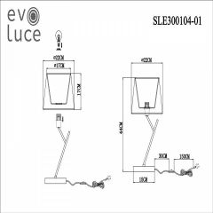 Настольная лампа декоративная EVOLUCE Denice SLE300104-01 в Елабуге - elabuga.mebel24.online | фото 7