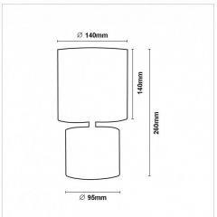 Настольная лампа декоративная Lucide Greasby 47502/81/38 в Елабуге - elabuga.mebel24.online | фото 4