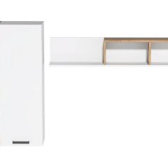 Навесные модули Эльза (Дуб Крафт Золотой/Белый) в Елабуге - elabuga.mebel24.online | фото