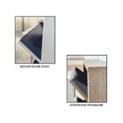 Обувница Комфорт Ф 002 Фасад 3D Гармонь ребро (5 секции) в Елабуге - elabuga.mebel24.online | фото 5