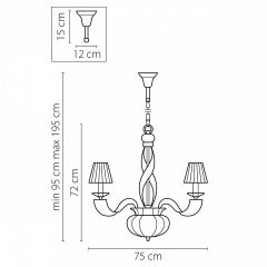 Подвесная люстра Osgona Alveare 702102 в Елабуге - elabuga.mebel24.online | фото 3