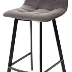 Полубарный стул CHILLI-QB SQUARE графит #14, велюр / черный каркас (H=66cm) М-City в Елабуге - elabuga.mebel24.online | фото