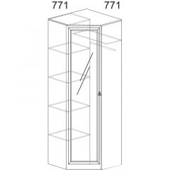 Прихожая Инна 4 Денвер темный в Елабуге - elabuga.mebel24.online | фото 5