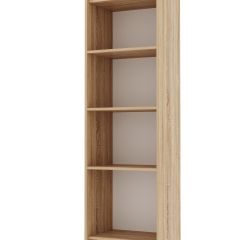 ИТАЛИЯ П-500 Пенал 1 дв. (Дуб сонома/Белый глянец) в Елабуге - elabuga.mebel24.online | фото 2