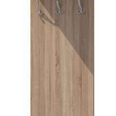 ИТАЛИЯ В-600 Вешалка (Дуб сонома/Белый глянец) в Елабуге - elabuga.mebel24.online | фото