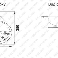 Раковина MELANA MLN-E604 в Елабуге - elabuga.mebel24.online | фото 2