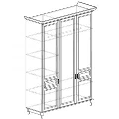 Шкаф 3-х дверный №404 Прованс в Елабуге - elabuga.mebel24.online | фото 2