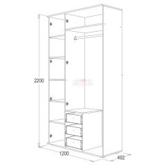 Шкаф 3-х дверный Ольга-14 в Елабуге - elabuga.mebel24.online | фото 2