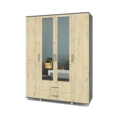 ЕВА Шкаф 4-х дверный Е43 в Елабуге - elabuga.mebel24.online | фото 7