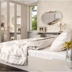 Шкаф 5-ти ств с зеркалами Мокко (бежевый) в Елабуге - elabuga.mebel24.online | фото 5