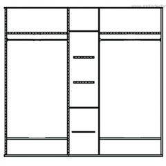 Шкаф для одежды Лика (ММ-137-01/05Б) в Елабуге - elabuga.mebel24.online | фото 3