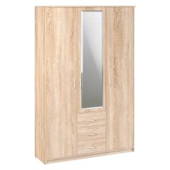 Шкаф комбинированный Дуэт Люкс с зеркалом в Елабуге - elabuga.mebel24.online | фото 2