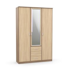 Шкаф комбинированный Дуэт Люкс с зеркалом в Елабуге - elabuga.mebel24.online | фото 4