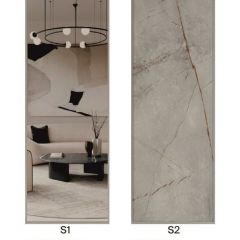 Шкаф-купе 1300 серии SILVER S1+S1+B2+PL2 (2 ящика+1 штанга+1 полка) профиль «Серебро» в Елабуге - elabuga.mebel24.online | фото 7