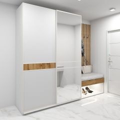 Шкаф-купе 1400 серии SOFT D6+D4+B2+PL2 (2 ящика+1штанга+1 полка) профиль «Капучино» в Елабуге - elabuga.mebel24.online | фото 4