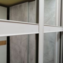 Шкаф-купе 1500 серии NEW CLASSIC K4+K4+B2+PL4 (2 ящика+F обр. штанга) профиль «Капучино» в Елабуге - elabuga.mebel24.online | фото 6