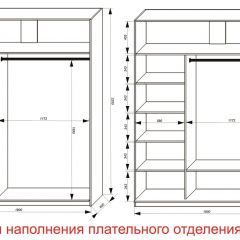 Шкаф-купе 1800 серии SOFT D8+D2+B2+PL4 (2 ящика+F обр.штанга) профиль «Графит» в Елабуге - elabuga.mebel24.online | фото 7