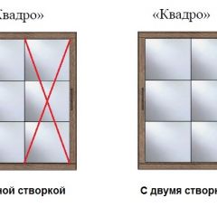 Шкаф-купе №19 Серия 3 Квадро (1700) Ясень Анкор светлый в Елабуге - elabuga.mebel24.online | фото 3