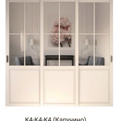 Шкаф-купе 2450 серии NEW CLASSIC K6Z+K1+K6+B22+PL2 (по 2 ящика лев/прав+1 штанга+1 полка) профиль «Капучино» в Елабуге - elabuga.mebel24.online | фото 16