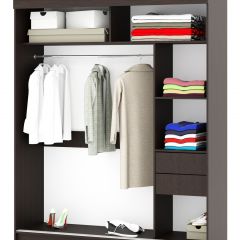Шкаф-купе Фаворит 1.8 серия Альянс (Венге) в Елабуге - elabuga.mebel24.online | фото 2