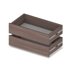 МАРТИН Шкаф-купе с зеркалом Шимо темный (2200*450) М422 в Елабуге - elabuga.mebel24.online | фото 3