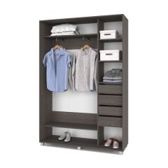 РОЛАНД Шкаф-купе Анкор темный (450*1500) Р451 в Елабуге - elabuga.mebel24.online | фото 4