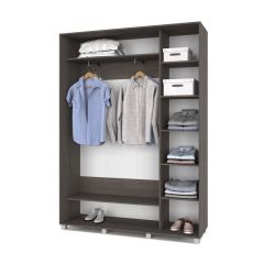 РОЛАНД Шкаф-купе Анкор темный (450*1600) Р461 в Елабуге - elabuga.mebel24.online | фото 3