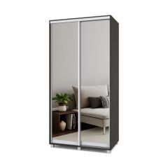 РОЛАНД Шкаф-купе с зеркалами Венге (450*1100) Р413 в Елабуге - elabuga.mebel24.online | фото 2