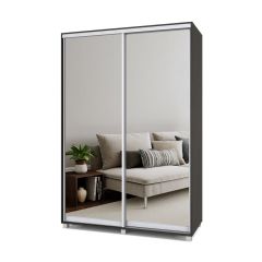 РОЛАНД Шкаф-купе с зеркалами Венге (450*1500) Р453 в Елабуге - elabuga.mebel24.online | фото 2