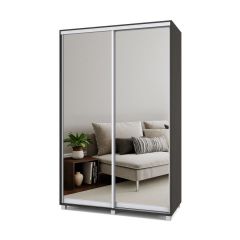 РОЛАНД Шкаф-купе с зеркалами Венге (600*1400) Р643 в Елабуге - elabuga.mebel24.online | фото