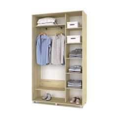 РОЛАНД Шкаф-купе с зеркалом Ирландский дуб (450*1300) Р432 в Елабуге - elabuga.mebel24.online | фото 3