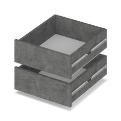 РОЛАНД Шкаф-купе с зеркалом Камень темный (600*1400) Р642 в Елабуге - elabuga.mebel24.online | фото 3