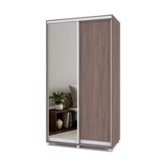 РОЛАНД Шкаф-купе с зеркалом Шимо темный (450*1200) Р422 в Елабуге - elabuga.mebel24.online | фото 2