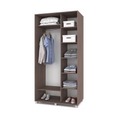 РОЛАНД Шкаф-купе с зеркалом Шимо темный (600*1100) Р612 в Елабуге - elabuga.mebel24.online | фото 2