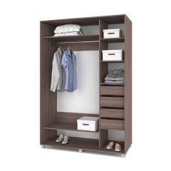 РОЛАНД Шкаф-купе с зеркалом Шимо темный (600*1300) Р632 в Елабуге - elabuga.mebel24.online | фото 4