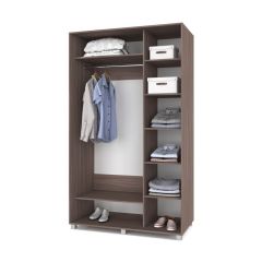 РОЛАНД Шкаф-купе с зеркалом Шимо темный (600*1400) Р642 в Елабуге - elabuga.mebel24.online | фото 2